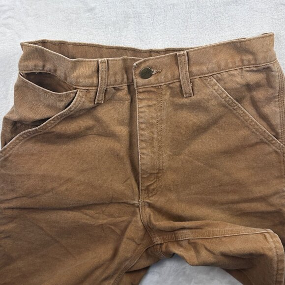 VTG. Carhartt B25 Work Shorts Size 29 Duck Canvas Carpenter Utility Made in USA - Picture 4 of 7